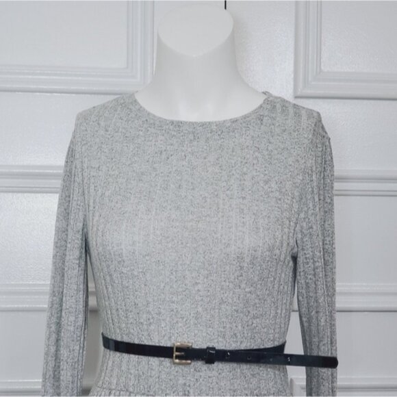 Pink Rose Drop Waist Midi Pleated Dress without belt - Picture 5 of 10